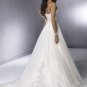 Nice Appliqued Cap-sleeve A-line Wedding Dress WN0004