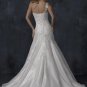 Gorgeous Appliqued One-shoulder Wedding Dress WN0007