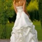 Gathered Strapless A-line Wedding Dress WN0001