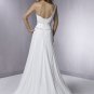 Nice Beaded One-shoulder Chiffon Wedding Dress WN0081