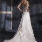 New Style Strapless A-line Satin Wedding Dress WN0140