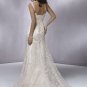 Gorgeous Spaghetti Straped A-line Lace Wedding Dress WN0164