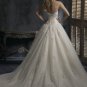 Scatter Appliqued Sweetheart Strapless Wedding Dress WN0383