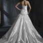 Skillfully Ruched Bodice Strapless A-line Wedding Dress WN0397