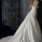Asymmetrically Wraped Sweetheart Strapless Wedding Dress WN0403