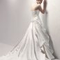 Asymmetrically Wraped New Style Strapless Wedding Dress JW0004