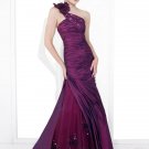 Skillfully Wraped New Style Single Shoulder Wedding Dress DS0009