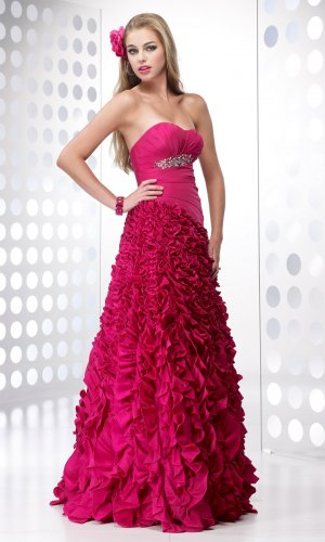 Delicate Stack-up Strapless Wedding Dress DS0014