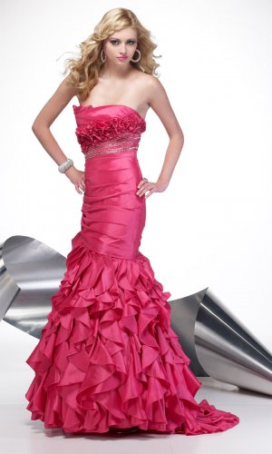 Gorgeous Strapless Stack-up Mermaid Wedding Dress DS0016
