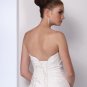 Scatter Appliqued Strapless Stack-up Wedding Dress AI0004