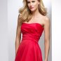 Stunning Strapless Knee-length Short Wedding Dress AI0040