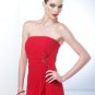 New Style Strapless A-line Chiffon Wedding Dress AI0045