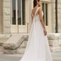 Stunning Appliqued Empire A-line Chiffon Wedding Dress MC0008