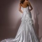 Nice Gathered Strapless A-line Wedding Dress WM0014