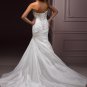 Nice Appliqued Sweetheart Strapless Mermaid Wedding Dress WM0017