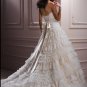 Gorgeous New Style Tiered Strapless A-line Wedding Dress WM0018