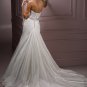 Beaded Empire Strapless Sweetheart Wedding Dress WM0025