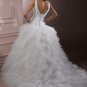 Gorgeous V-neck Stack-up A-line Wedding Dress WM0031