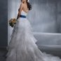 Multi-layer Strapless A-line Organza Wedding Dress AA0001