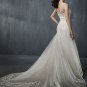 Gorgeous Fully Appliqued Sleeveless A-line Wedding Dress AA0016