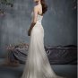 Wedding Dresses/ Wedding Gowns -- Nice Appliqued Strapless A-line Chiffon Wedding Dress AA0035