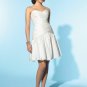 Wedding Dresses/ Wedding Gowns -- Asymmetrically Wraped Sweetheart Strapless Wedding Dress WS0044
