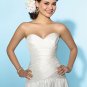Wedding Dresses/ Wedding Gowns -- Asymmetrically Wraped Sweetheart Strapless Wedding Dress WS0044