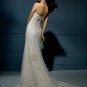 Wedding Dresses/ Wedding Gowns -- Flowers Decorated Strapless Slim Style Lace Wedding Dress AA0047