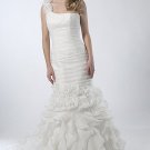Mermaid One-shoulder Stack-up Wedding Dress AS0025