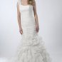 Mermaid One-shoulder Stack-up Wedding Dress AS0025