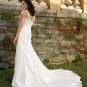 MC0031 Skillfully Pleated Spaghetti Strap A-line Wedding Dress