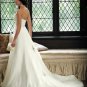 MC0043 Nice Beaded Sweetheart Strapless Empire A-line Chiffon Wedding Dress