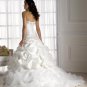 Appliqued Strapless Stack-up Wedding Dress JC0020