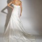 Flowers Empire Strapless A-line Wedding Dress JC0011