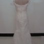 MS0073R Detachable Train Gorgeous Cap Sleeve Lace Wedding Dress