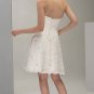 Wedding Dresses/ Wedding Gowns -- Strapless Mini Bridal Gown WS0035