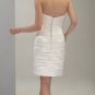 Wedding Dresses/ Wedding Gowns -- Strapless Mini Bridal Gown WS0037
