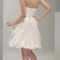 Wedding Dresses/ Wedding Gowns -- Strapless Mini Bridal Gown WS0038