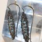 VINTAGE RUSSIAN 875 SILVER FILIGREE ENAMEL EARRINGS SOVIET USSR FROM EXPPO'67 MONTREAL