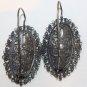 VINTAGE RUSSIAN 875 SILVER FILIGREE ENAMEL EARRINGS SOVIET USSR FROM EXPPO'67 MONTREAL