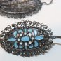 VINTAGE RUSSIAN 875 SILVER FILIGREE ENAMEL EARRINGS SOVIET USSR FROM EXPPO'67 MONTREAL