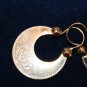 VINTAGE RUSSIAN UKRAINIAN 875 SILVER FILIGREE GOLD PLATED EARRINGS SOVIET USSR FROM EXPO'67 MONTREAL