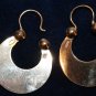 VINTAGE RUSSIAN UKRAINIAN 875 SILVER FILIGREE GOLD PLATED EARRINGS SOVIET USSR FROM EXPO'67 MONTREAL