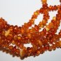 VINTAGE 113G RUSSIAN BALTIC BUTTERSCOTCH AMBER NECKLACE BROOCH USSR SOVIET