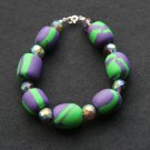 Purple and Green Bracelet