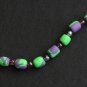 Purple and Green Bracelet