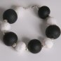 Black and White Chunky Bracelet