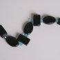 Black and Turquoise Swarovski Crystal Bracelet