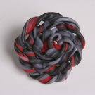 Large Black Red and Gray Ring