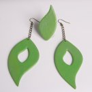 Grass Green Earrings and Ring